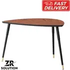 IKEA LOVBACKEN Three Legs Coffee Side Table For Home Décor Medium Brown 77x39 cm