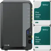 Synology DS224+ NAS 2GB RAM 8TB (2x4TB) Synology Plus Drive Assembled & Tested