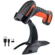 Pro (Extreme Performance) Industrial Wireless Barcode Scanner 2D QR 1D Bar Co...