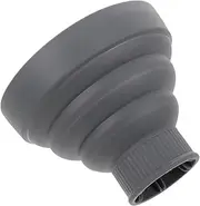 PAMINGONO Folding Hair Diffuser Attachment for Curly Hair Expandable Nozzle Easy to Use and Clean for Salon Styling Grey Design