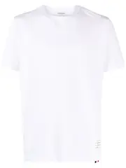 [Thom Browne] Classic Pique Stripe Tee Men