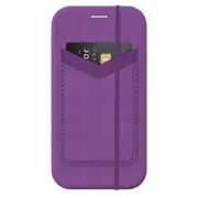 EFM iPhone 13 Pro Max (6.7") Miami Leather Wallet Case Armour with D3O - Violet