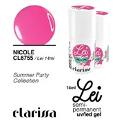Clarissa lei nicole 14ml uv/led nail polish
