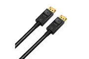 Cruxtec 3m Male to M DisplayPort 1.2 4K HD Display Port Cable Connector Black