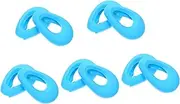 KAILIKETIY 5 Pairs Hair Dye Beanie High Fidelity Cheek Retractors Piercings Hair Bonnet Double Color Ear Covers Lanyard Ear Piercing Protectors