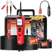 Autel PowerScan PS100 Automotive Circuit Tester - 12V 24V Car Circuit System Diagnostic Tool, Power Circuit Probe Kit with 20ft Extension Cable, Easy to Read AC/DC Current Resistance