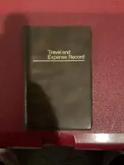 Vintage Travel Log Book Expense Record Places Visited CB Log Adress Notepad!