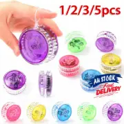 1-5Pcs Light Up Gifts Trick Speed Kids Toys Clutch Mechanism YoYo Ball Toys