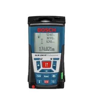 【含稅店】德國BOSCH 博世 GLM 250 VF 雷射測距儀 250M 測量招牌 冷光畫面 內建望遠鏡設計 非萊卡