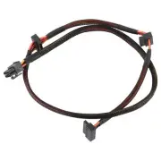 Modular PSU 6Pin to 3-Port SATA Cable 18AWG Wire 80cm for NP ECO6052