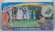WHAM-O GAME TIME 2 IN 1 BACKYARD CORNHOLE & GOLF SET 2021 BRAND NEW
