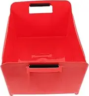 Cabilock Reusable Plastic Ice Cube Bucket with Handle for Parties Gatherings Wine Cooling Sturdy Easy to Clean Design Stylish Ice Holder for Beverage Storage
