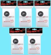 500 ULTRA PRO Standard Size WHITE PRO-MATTE DECK PROTECTORS Card Sleeves MTG