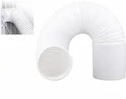 Portable Air Conditioner Exhaust Hose, 5.9 Inch Diameter and Length up to 80 Inch, Anti-Clockwise Thread Universal for Many Portable Air Conditioners