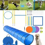 AU 36Pcs Dog Agility Training Equipment Pet Obstacle Course Training Starter Kit