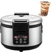 16L Pearl Cooker, Automatic Pearl Pot, Touch Screen Design and One-Button Operation, Non-Stick Pan Liner, Anti-Overflow Design, Three-Dimensional Circulation Heating