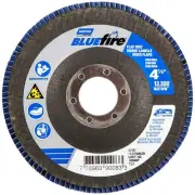 Norton 77696090083 4-1/2x7/8” BlueFire R884P ZA HD Type 27 Flap Discs 60G 10 pk