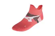 Mizuno Unisex Drylite Race Mid Socks Supportive Running Socks (Sunkissed Coral)