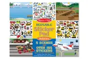 Melissa & Doug Reusable Stickers Vehicles