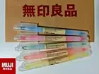 FULL SET MUJI Twin Tip Highlighter Marker Pens Window Double Ended Japan Pk 5
