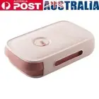 Drawer Egg Storage Box Refrigerator Fresh Keeping Egg Dumpling Tray (Pink)