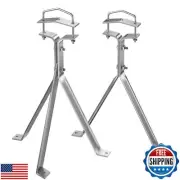 12'' Adjustable Antenna Mast Wall Mount Bracket, 2 Pcs Antenna Stand Off Brac
