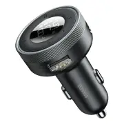 Baseus CCLH-01 bluetooth V5.0 FM Transmitter Dual USB Car Charger LED Digital Display Wireless Radio Adapter Auto Aux Ra