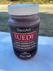 DecoArt Suede - Lightly Textured Acrylic - Plum