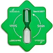 PF WaterWorks PF0551 Time-N Five (5) Minute Hour Glass Timer, Suction Cup, Excellent for Children Bathroom, Saves Water Every Shower, Green