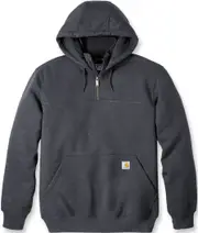 Carhartt Rain Defender Loose Fit Heavyweight Quarter-Zip Hoodie, grey, Size M for Men