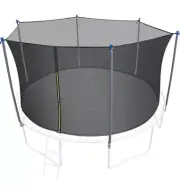 Open Box Anything Sports 10/12/14/16FT Trampoline Replacement Enclosure Net