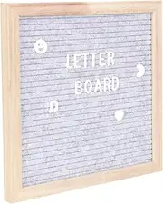 TOPPERFUN Letter Board for Classroom Wall Felt Photo Board Decorative Notice Board Photo Display