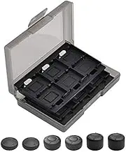 Hosoncovy 24 in 1 Game Card Storage Case Holder Box for Nintendo Switch,with 6 Slicone Thumbstick Caps