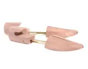 Brooks Brothers Mens Cedar Wood Gold-tone Shoe Shaper Shoe Trees, Small