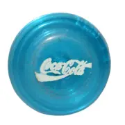 VINTAGE VERY RARE TOY MEXICAN COCA COLA YO-YO TRANSLUCENCE BLUE