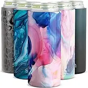 Simple Modern Skinny Can Cooler for Slim Beer and Hard Seltzer | Vacuum Insulated Stainless Steel Drink Sleeve Holder 12oz Slim Cans | Ranger Collection | Dreamcicle