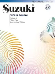 Suzuki Violin School, Volume 3: Violin Part (Book & CD)