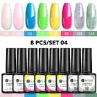 UR SUGAR Colors UV Gel Polish Glitter Set Soak Off UV LED Gel Polish Base Top