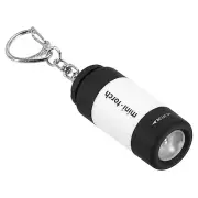 2.1" Mini Rechargeable LED Keychain Flashlight USB Charging White