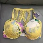NWT The Seriously Sexy CACIQUE Boost Plunge Front Close Underwire 42F Bra Yellow