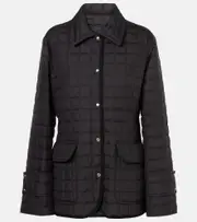 [Moncler] Moncler Epinal quilted down jacket UK 12 brown