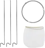 HOLIDYOYO 1set Jam Strainer Stand with Reusable Mesh Filter Bag for Juice Coffee Wine Practical Kitchen Accessory for Straining Jams Nut and Beverages