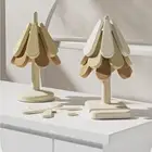 Tree Shape Drink Coasters Set Foldable Kitchen Trivets Hot Pot Holders Pot