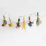 Mini Natural Dried Flower Bouquet Bunch Pampas Grass Plants Home Decor Gifts