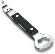 Teenpull Manual Stainless Steel Can Opener and Bottle Opener - 1 Pack, Durable Beer Openers with Key Tool Design, Compact for Travel & Camping, Magnetic Cap Lifter