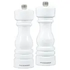 Cole & Mason London Salt & Pepper Mill Gift Set - White Gloss - 180mm
