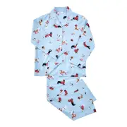 MyHouse Flannel Printed Pyjamas Winter Dogs-Large