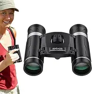 Birding Binoculars - 200×25 HD Compact Concert Binoculars | Portable Non-Slip Telescope High-Definition Stargazing Glasses for Birdwatching Hunting