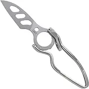 Columbia River Knife and Tool (CRKT) 5151 Daktyl Center Pivot Folding Plain Edge Knife, Silver