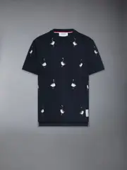 [Thom Browne] Geese Print Jersey Tee Men